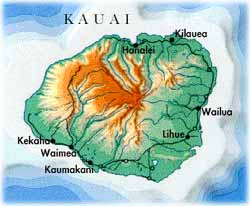 Kauai map